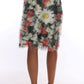 Dolce & Gabbana Floral Patterned Pencil Straight Skirt