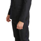 Dolce & Gabbana Gray Wool Blue Silk Double Breasted Suit