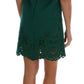 Dolce & Gabbana Elegant Green A-Line Sheath Dress