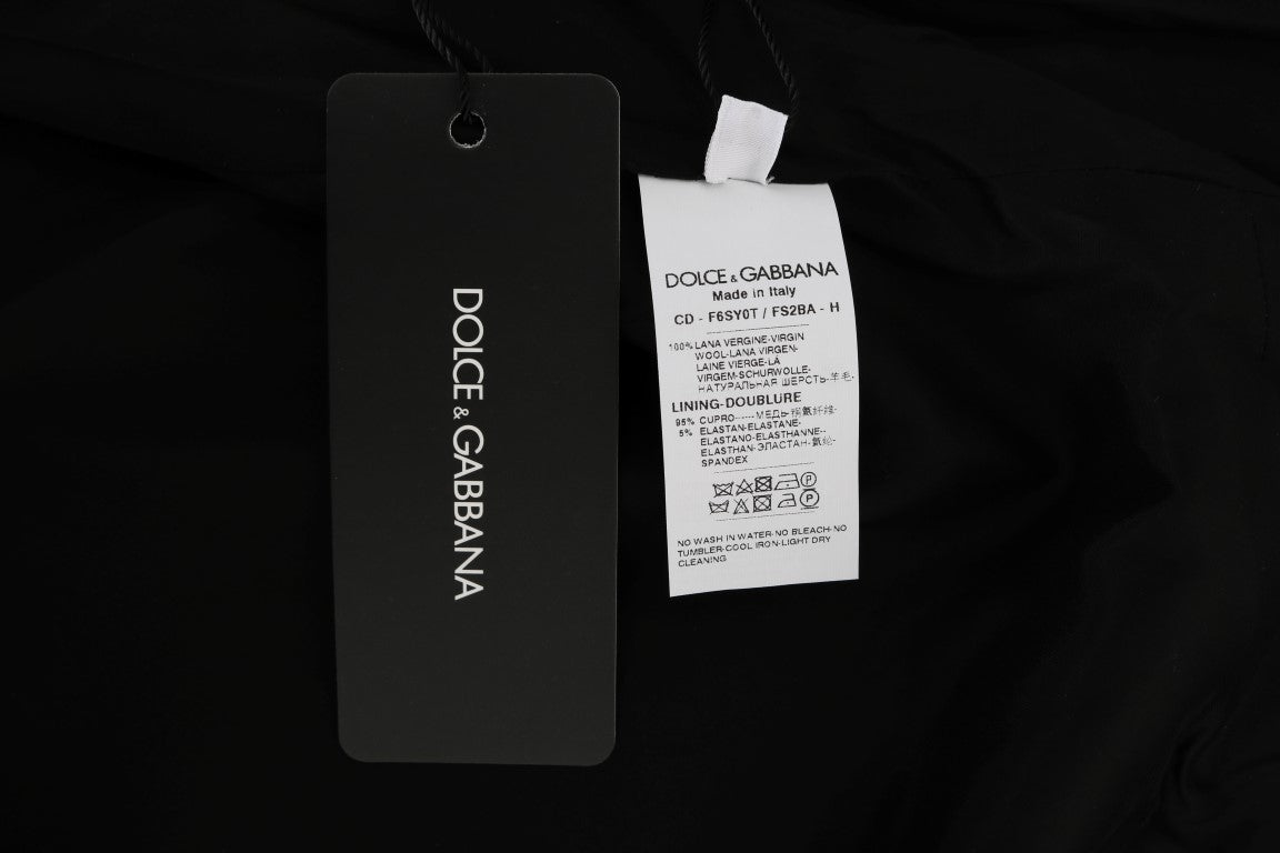 Dolce & Gabbana Chic Sleeveless Polka Dotted Wool Dress