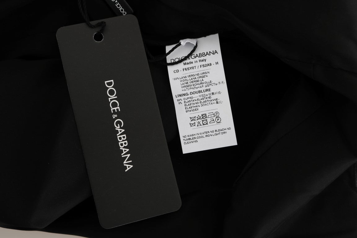 Dolce & Gabbana Chic Sleeveless Polka Dot Wool Dress
