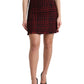 Dolce & Gabbana Tantalizing Tartan High-Waist Mini Skirt