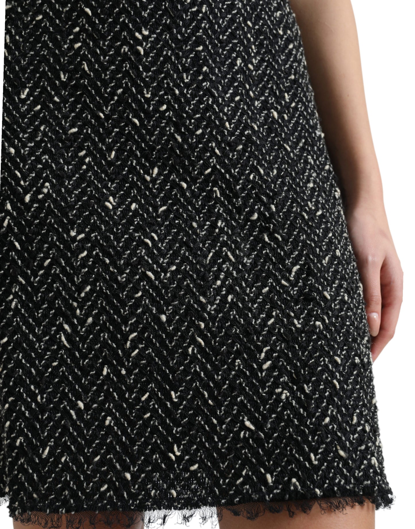Dolce & Gabbana Elegant Tweed High-Waist Mini Skirt