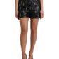 Dolce & Gabbana Elegant High-Waist Embellished Shorts