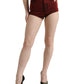 Dolce & Gabbana High Waist Red Denim Hot Pants Shorts
