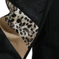 Dolce & Gabbana Elegant Black Leopard Jogger Pants