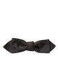 Dolce & Gabbana Elegant Brown Silk Blend Bow Tie