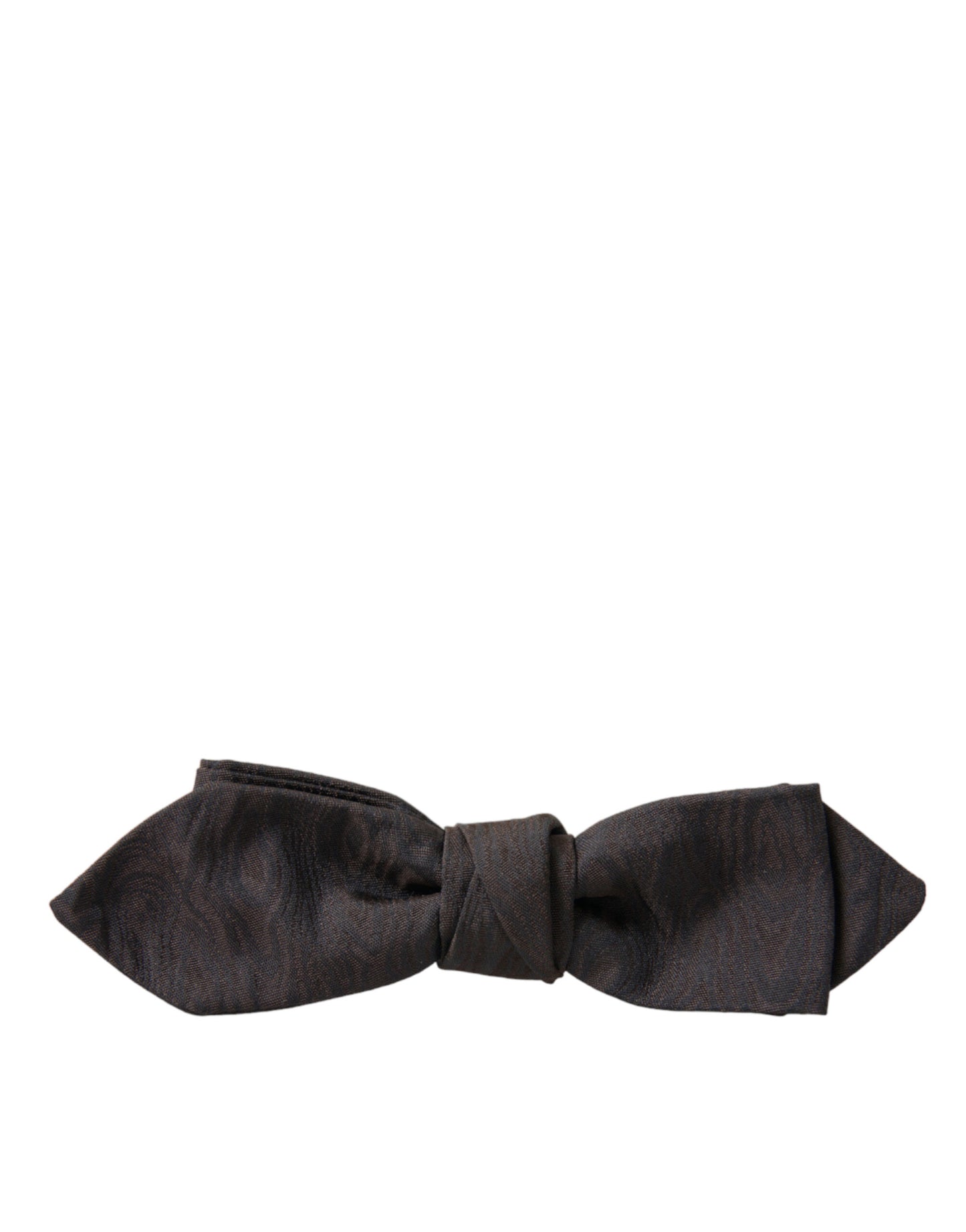 Dolce & Gabbana Elegant Brown Silk Blend Bow Tie
