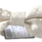 Dolce & Gabbana Elegant Ivory Fantasy Pattern Silk Bow Tie