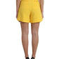 Dolce & Gabbana High Waist Bermuda Shorts in Sunshine Yellow