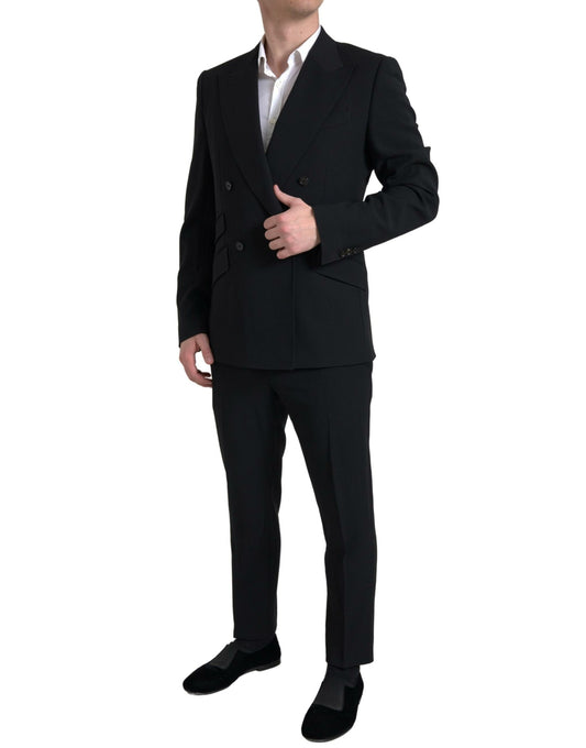 Dolce & Gabbana Elegant Slim Fit Double Breasted Suit