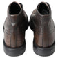 Dolce & Gabbana Elegant Horse Leather Lace-Up Boots