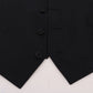 Dolce & Gabbana Sleek Striped Wool Blend Waistcoat Vest