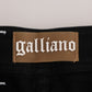 John Galliano Gray Wash Cotton Stretch Regular Fit Jeans