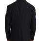 Dolce & Gabbana Gray Striped Wool Jacket Coat Slim Blazer