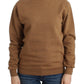 John Galliano Chic Brown Crewneck Cotton Sweater