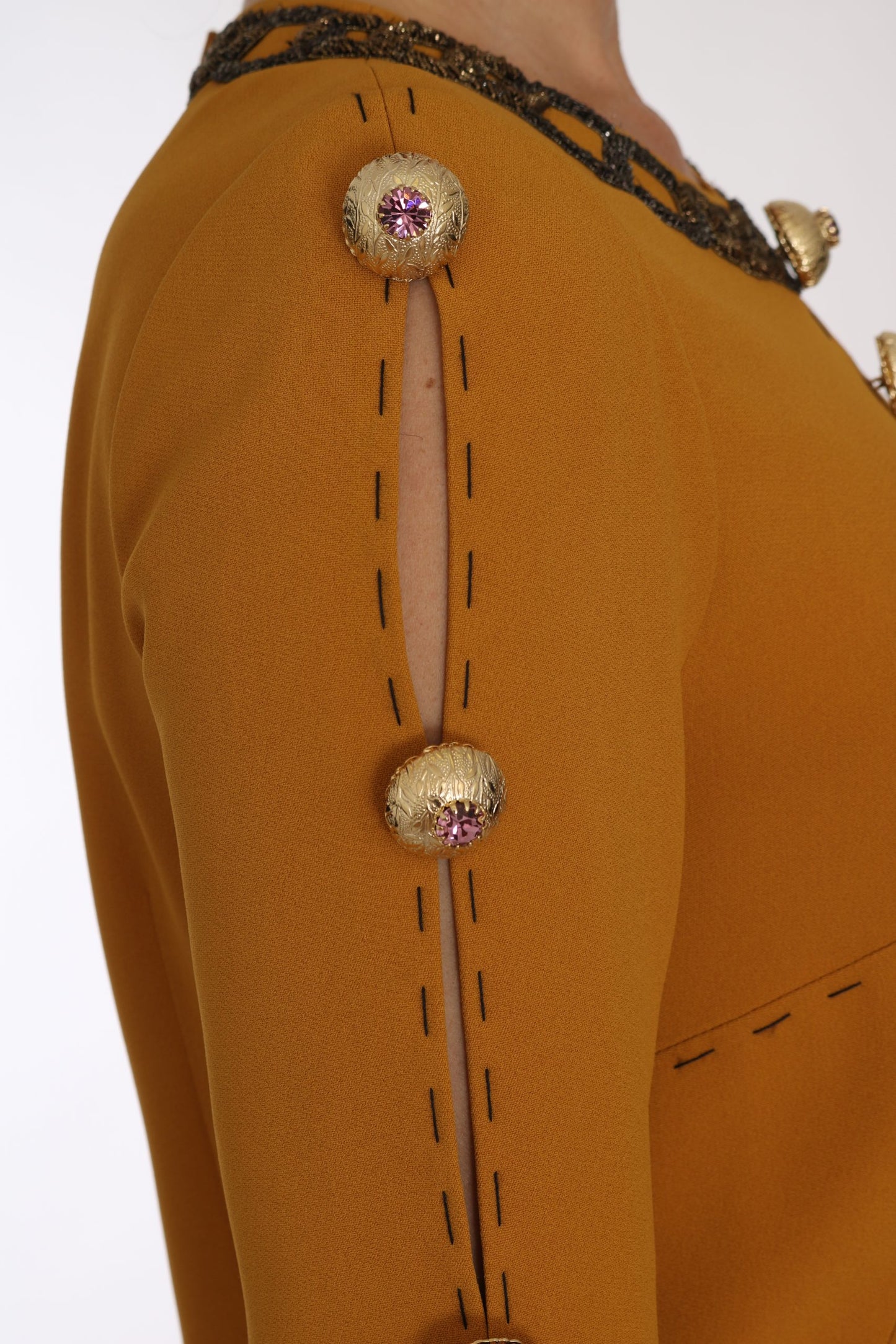 Dolce & Gabbana Crystal Embellished Mini Dress - Luxe Charm