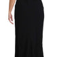Dolce & Gabbana Elegant Black Maxi Sheath Dress