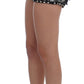 Dolce & Gabbana Black Crystal Sequined Mini Shorts