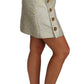 Dolce & Gabbana Crystal-Embellished Jacquard Mini Skirt