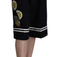 Dolce & Gabbana Elegant High Waist Black Cotton Pants