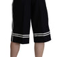 Dolce & Gabbana Elegant High Waist Black Cotton Pants