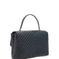 PINKO Elegant Black Calf Leather Handbag