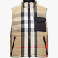 Burberry Elegant Beige Lightweight Quilted Vest