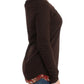 Cavalli Chic Crewneck Silk-Appliqué Sweater
