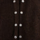 Cavalli Elegant Short Sleeved Brown Cardigan