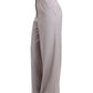 Cavalli Sophisticated High Waisted Gray Pants