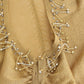 Cavalli Embellished Gold Shimmer Shrug