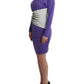 Cavalli Purple longsleeved dress