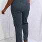 Judy Blue Cassidy Full Size High Waisted Tummy Control Striped Straight Jeans
