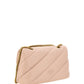PINKO Elegant Light Pink Quilted Shoulder Bag