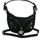 Versace Elegant Black Mini Hobo Shoulder Bag
