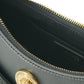Versace Elegant Half Moon Leather Shoulder Bag