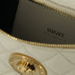 Versace Elegant White Lamb Leather Belt Bag
