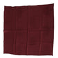 Dolce & Gabbana Elegant Red Silk Square Scarf Wrap