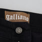 John Galliano Chic Mid Waist Flared Black Jeans