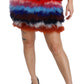 Dolce & Gabbana Chic Feather Embellished High Waist Skirt