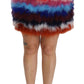 Dolce & Gabbana Chic Feather Embellished High Waist Skirt