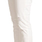 Dolce & Gabbana White Cotton Skinny Denim Women Pretty Jeans