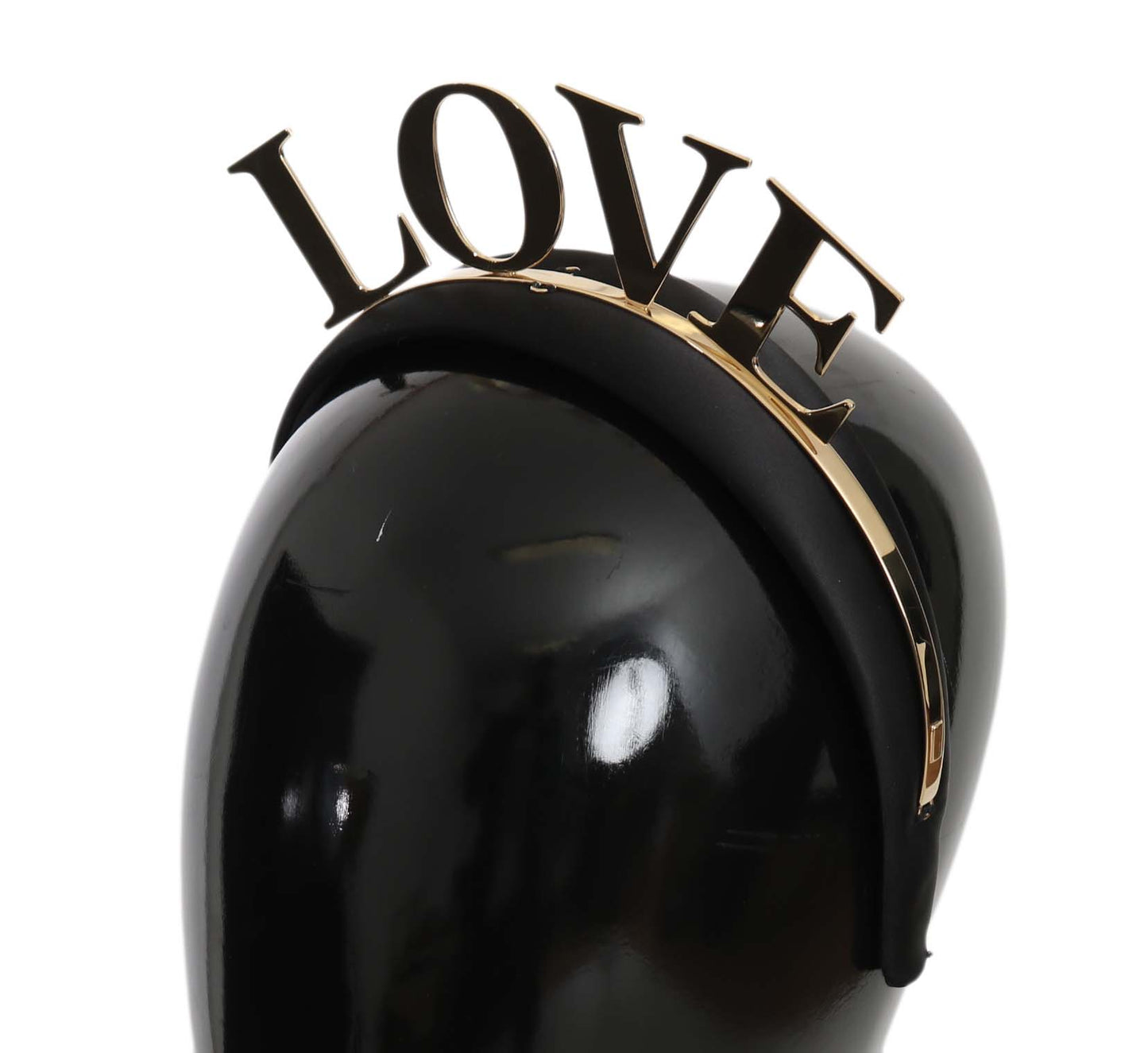 Dolce & Gabbana Elegant Black Gold Love Diadem Tiara