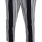 Dolce & Gabbana Elegant Striped Cotton Pants for Men