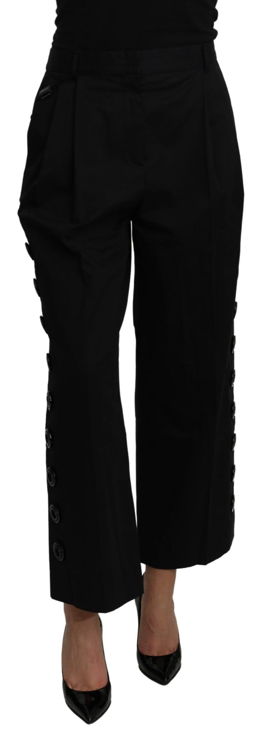 Dolce & Gabbana Elegant High Waist Cropped Pants