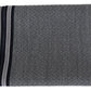 Missoni Elegant Gray Wool Scarf with Signature Stripes