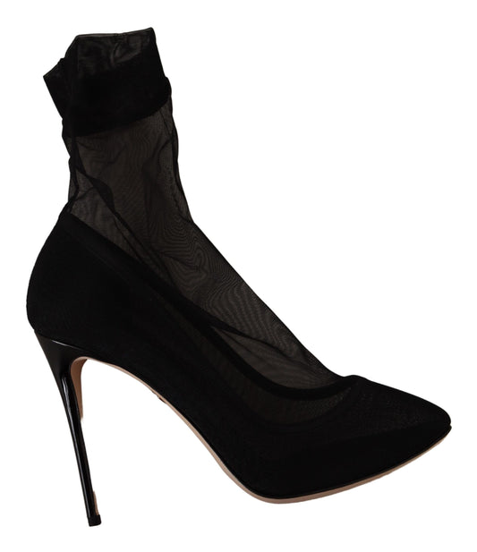 Dolce & Gabbana Elegant Stretch Sock Boot Pumps