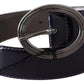 Exte Elegant Purple Leather Waist Belt