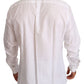 Dolce & Gabbana Elegant White Martini Fit Shirt